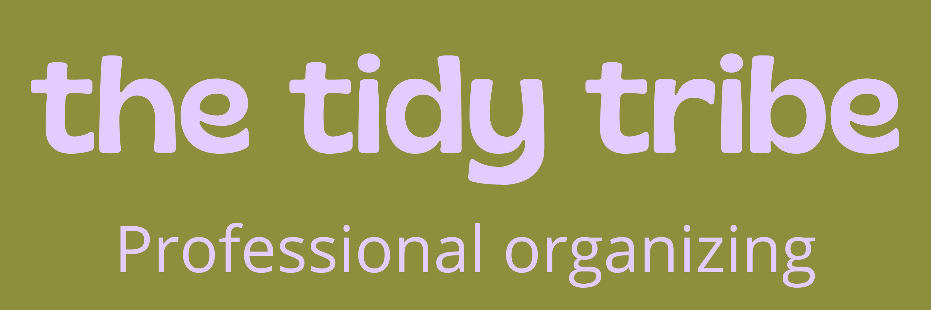 The tidy tribe - Professional Organizers Logo